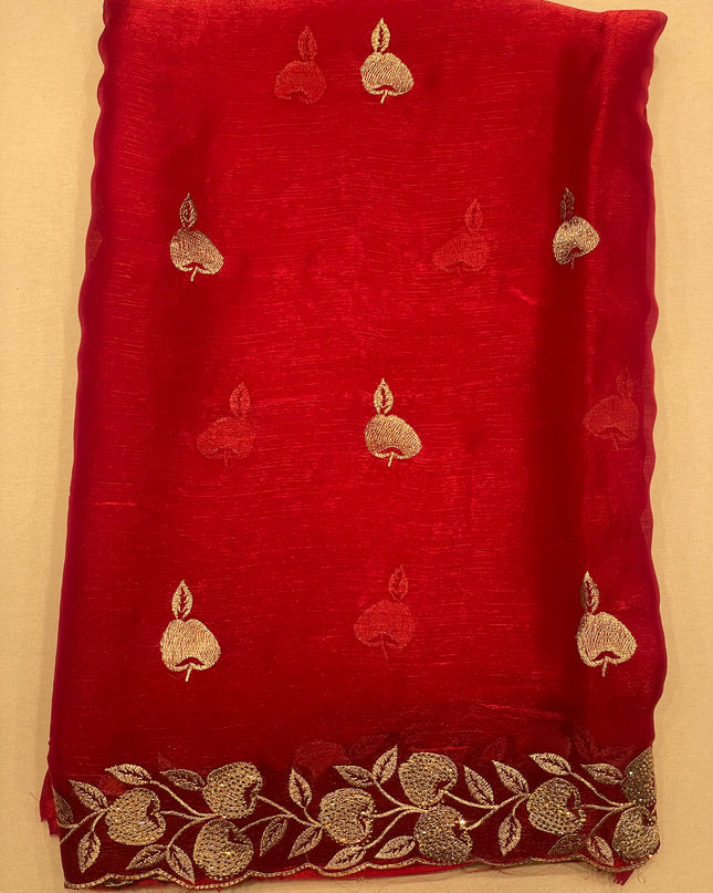 Work saree