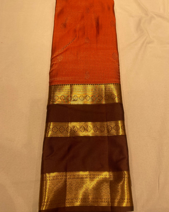Kanchi silver brocatte