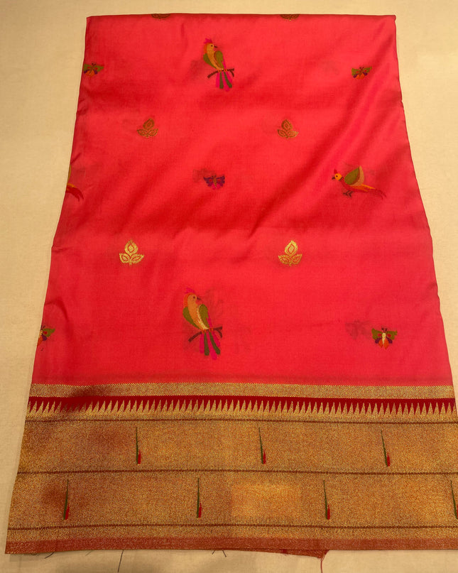 Paithani silk or banarasi silk